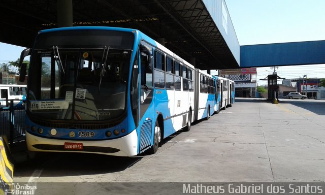 VB Transportes e Turismo 1589 na cidade de Campinas, São Paulo, Brasil, por Matheus Gabriel dos Santos. ID da foto: 5415417.