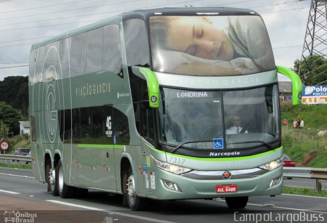 Viação Garcia 7317 na cidade de Campo Largo, Paraná, Brasil, por Alessandro Fracaro Chibior. Número da foto: #5416239.
