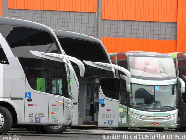 Viação Garcia 7997 na cidade de São Paulo, São Paulo, Brasil, por Humberto da Costa Baronista. Número da foto: #5416897.