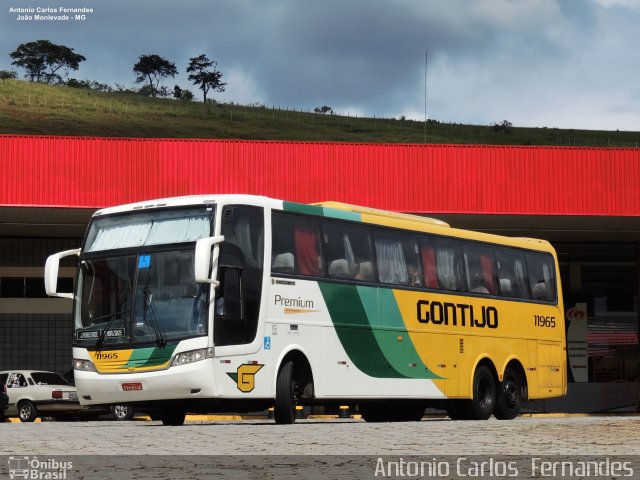 Empresa Gontijo de Transportes 11965 na cidade de João Monlevade, Minas Gerais, Brasil, por Antonio Carlos Fernandes. ID da foto: 5415274.