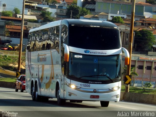 Transirmãos Turismo 11000 na cidade de Belo Horizonte, Minas Gerais, Brasil, por Adão Raimundo Marcelino. ID da foto: 5416600.