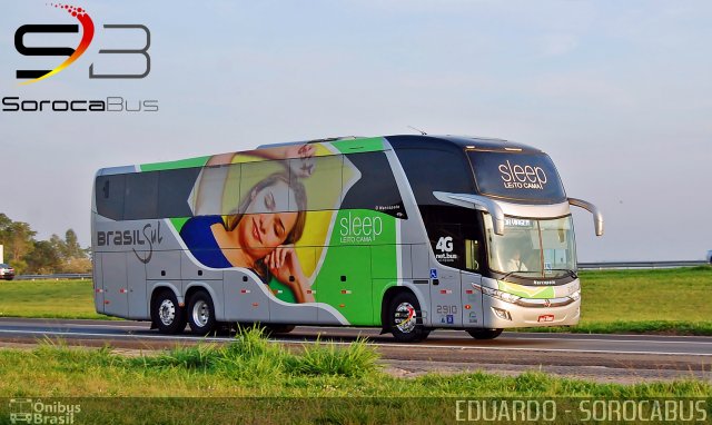 Brasil Sul Linhas Rodoviárias 2910 na cidade de Sorocaba, São Paulo, Brasil, por EDUARDO - SOROCABUS. Número da foto: #5415525.