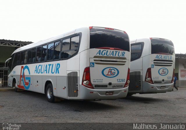 Aguatur Transporte e Turismo 12260 na cidade de Anápolis, Goiás, Brasil, por Matheus Januario. Número da foto: #5415950.