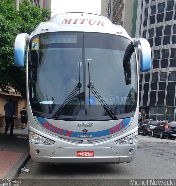 Mitur Turismo e Transportadora Turística 5021 na cidade de São Paulo, São Paulo, Brasil, por Michel Nowacki. ID da foto: 5414734.