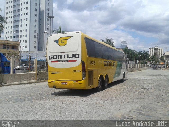 Empresa Gontijo de Transportes 11815 na cidade de Pancas, Espírito Santo, Brasil, por Lucas Andrade Littig. ID da foto: 5415090.