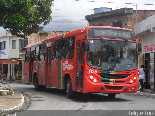 Expresso Vera Cruz 039 na cidade de Recife, Pernambuco, Brasil, por Felipe Luiz. Número da foto: #5415545.