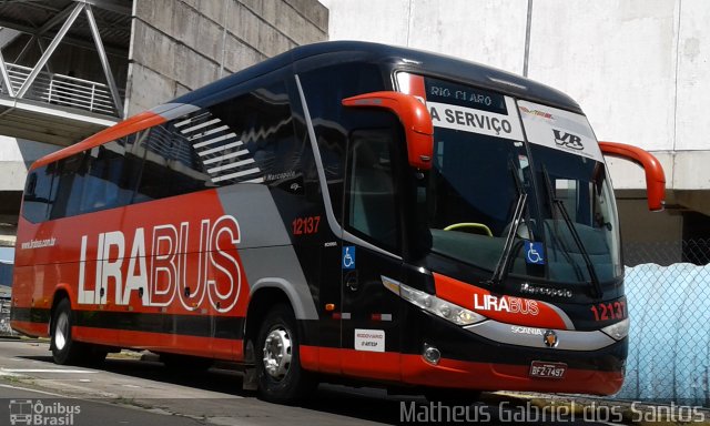 Lirabus 12137 na cidade de Campinas, São Paulo, Brasil, por Matheus Gabriel dos Santos. Número da foto: #5415434.