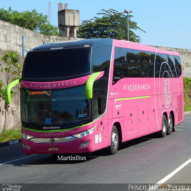 Viação Garcia 7279 na cidade de Campinas, São Paulo, Brasil, por Prisco Martin Pereira. Número da foto: #5416917.