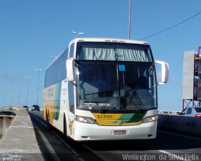 Empresa Gontijo de Transportes 12395 na cidade de Vitória, Espírito Santo, Brasil, por Wellington  da Silva Felix. ID da foto: 5414779.