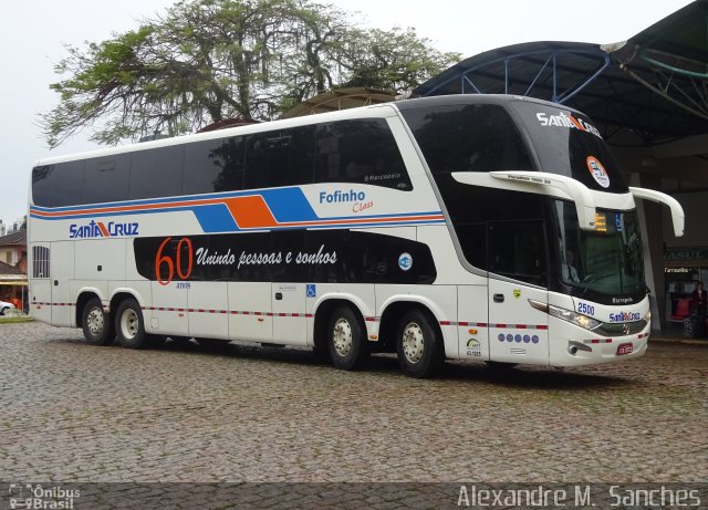 VUSC - Viação União Santa Cruz 2500 na cidade de Joinville, Santa Catarina, Brasil, por Alexandre M.  Sanches. Número da foto: #5417829.