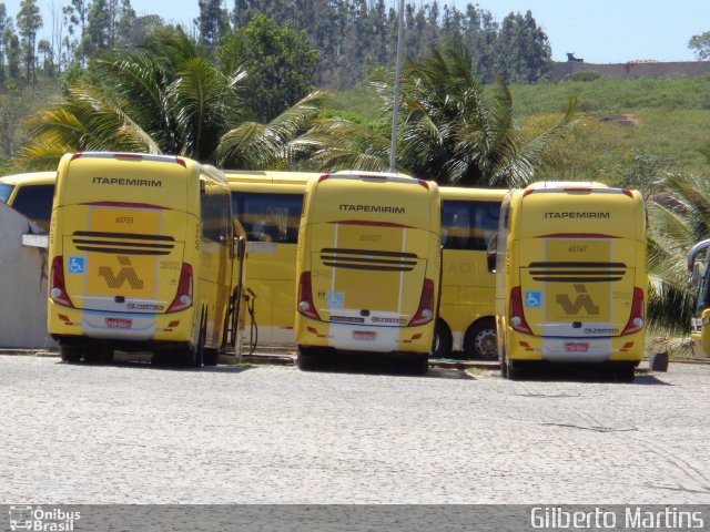 Viação Itapemirim 60027 na cidade de Guarapari, Espírito Santo, Brasil, por Gilberto Martins. Número da foto: #5418531.