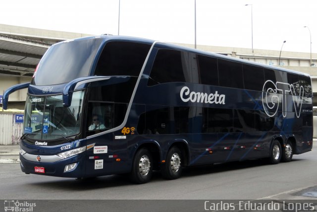 Viação Cometa 17322 na cidade de Rio de Janeiro, Rio de Janeiro, Brasil, por Carlos Eduardo Lopes. Número da foto: #5421145.