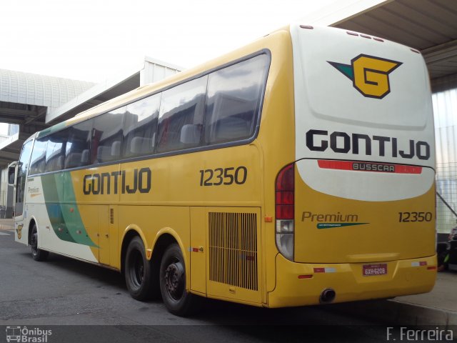 Empresa Gontijo de Transportes 12350 na cidade de Belo Horizonte, Minas Gerais, Brasil, por Fabri Ferreira. ID da foto: 5421165.