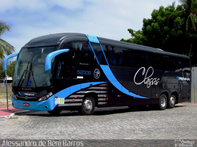 Empresa de Ônibus Nossa Senhora da Penha 52009 na cidade de Fortaleza, Ceará, Brasil, por Alessandro de Bem Barros. Número da foto: #5420892.