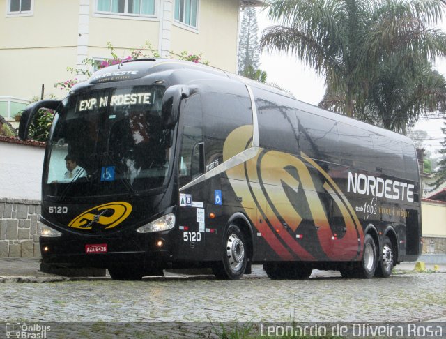 Expresso Nordeste 5120 na cidade de Teresópolis, Rio de Janeiro, Brasil, por Diego Oliveira. ID da foto: 5422191.