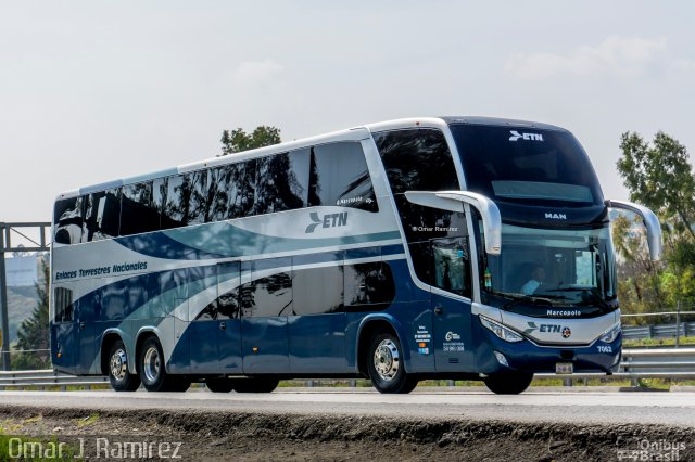 ETN - Enlaces Terrestres Nacionales 7062 na cidade de Huehuetoca, Estado de México, México, por Omar Ramírez Thor2102. Número da foto: #5421895.