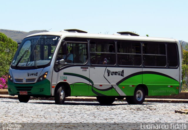 Turin Transportes 3288 na cidade de Ouro Preto, Minas Gerais, Brasil, por Leonardo Fidelli. Número da foto: #5421303.