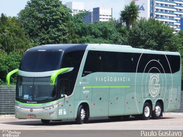 Viação Garcia 7857 na cidade de Curitiba, Paraná, Brasil, por Paulo Gustavo. Número da foto: #5421485.