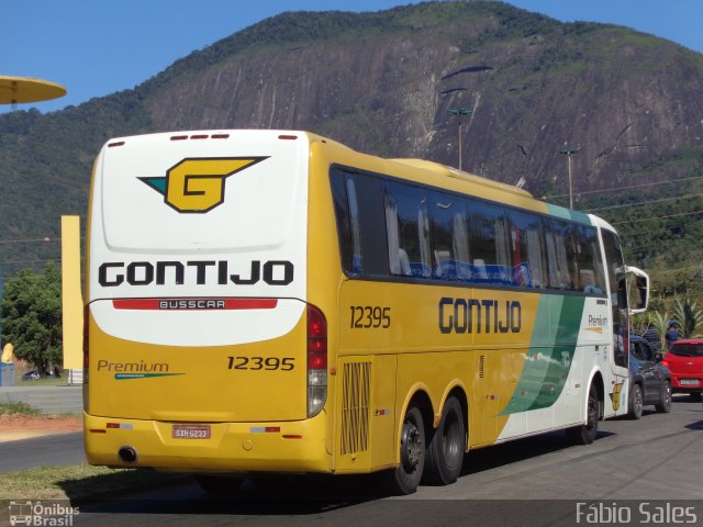 Empresa Gontijo de Transportes 12395 na cidade de Guarapari, Espírito Santo, Brasil, por Fábio Sales. ID da foto: 5420736.