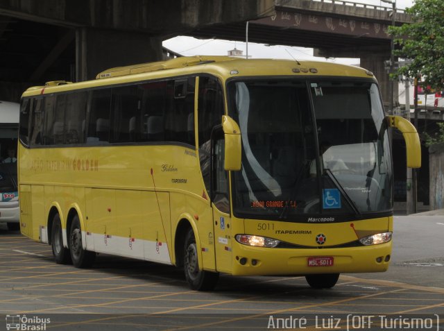 Viação Itapemirim 5011 na cidade de Rio de Janeiro, Rio de Janeiro, Brasil, por André  Luiz. Número da foto: #5421372.