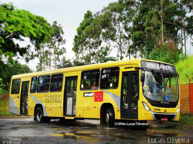 TCGL - Transportes Coletivos Grande Londrina 3348 na cidade de Londrina, Paraná, Brasil, por Lucas Oliveira . Número da foto: #5420699.