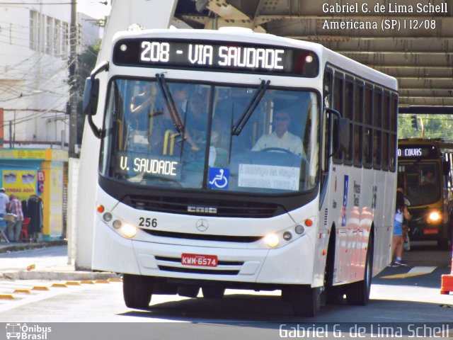 Viação Princesa Tecelã 256 na cidade de Americana, São Paulo, Brasil, por Gabriel Giacomin de Lima. Número da foto: #5420607.