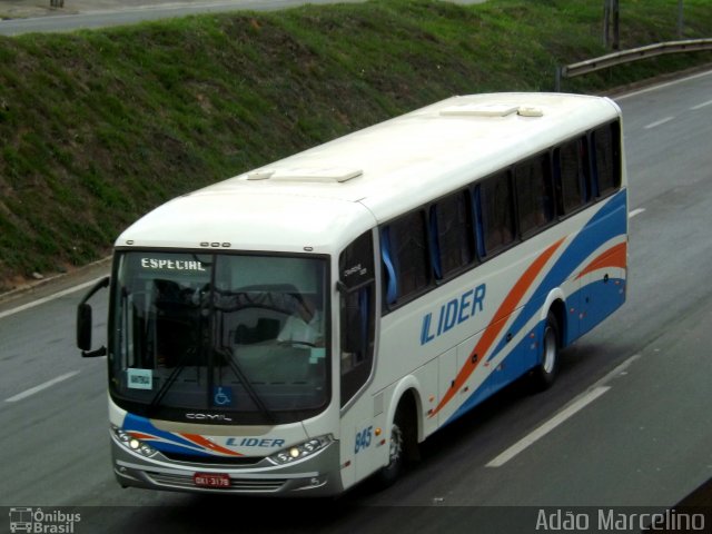 TransLider 845 na cidade de Belo Horizonte, Minas Gerais, Brasil, por Adão Raimundo Marcelino. ID da foto: 5421971.