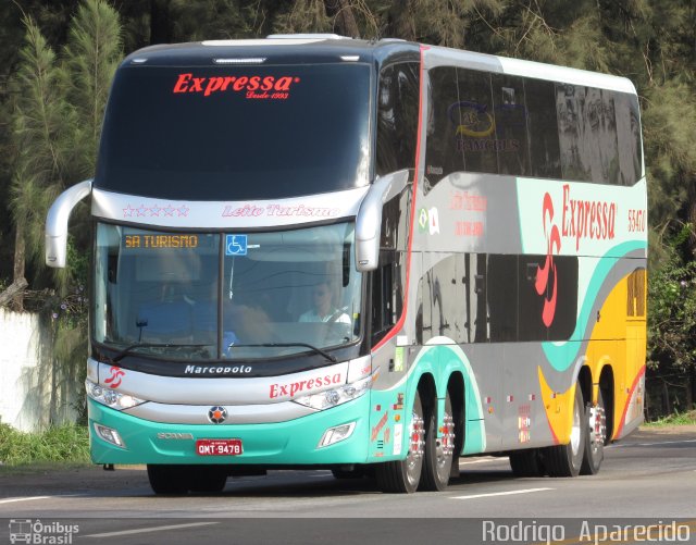 Expressa Turismo 55470 na cidade de Conselheiro Lafaiete, Minas Gerais, Brasil, por Rodrigo  Aparecido. Número da foto: #5421833.
