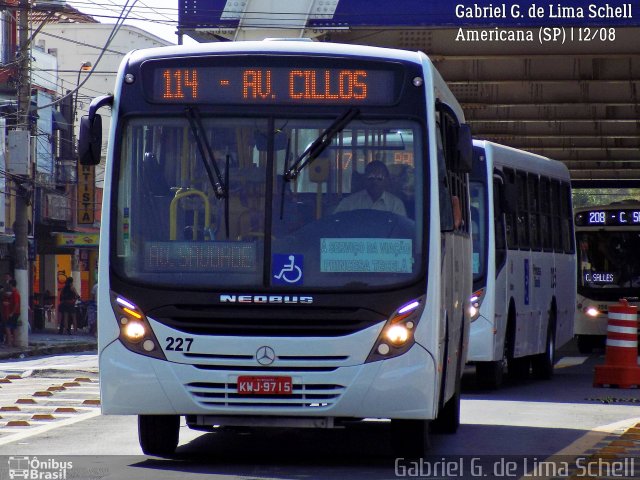 Viação Princesa Tecelã 227 na cidade de Americana, São Paulo, Brasil, por Gabriel Giacomin de Lima. ID da foto: 5420602.