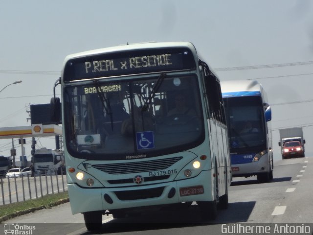 Viação Falcão RJ 179.015 na cidade de Porto Real, Rio de Janeiro, Brasil, por Guilherme Antonio. Número da foto: #5423989.