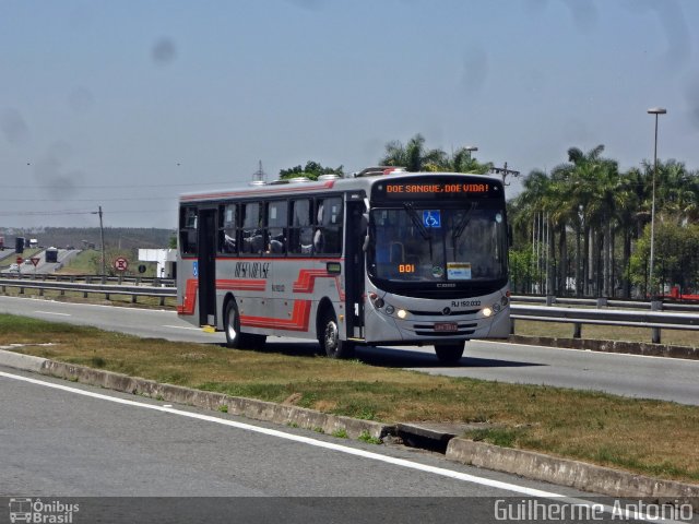 Viação Resendense RJ 192.032 na cidade de Itatiaia, Rio de Janeiro, Brasil, por Guilherme Antonio. ID da foto: 5423922.