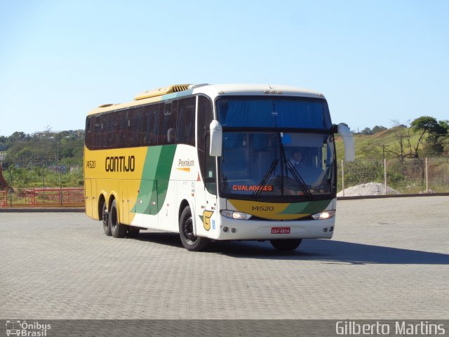 Empresa Gontijo de Transportes 14520 na cidade de Guarapari, Espírito Santo, Brasil, por Gilberto Martins. ID da foto: 5424779.