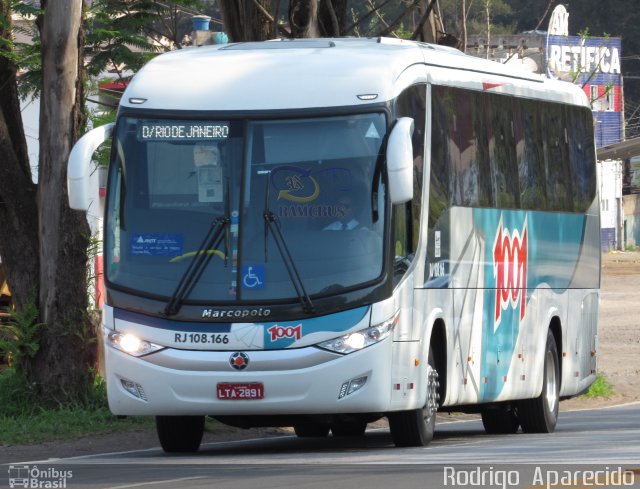 Auto Viação 1001 RJ 108.166 na cidade de Conselheiro Lafaiete, Minas Gerais, Brasil, por Rodrigo  Aparecido. Número da foto: #5425066.
