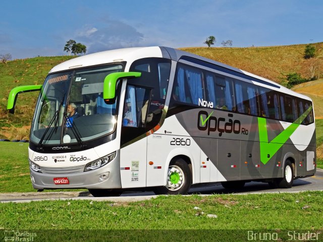 Nova Opção Turismo 2860 na cidade de Aparecida, São Paulo, Brasil, por Bruno   Studer. ID da foto: 5423789.