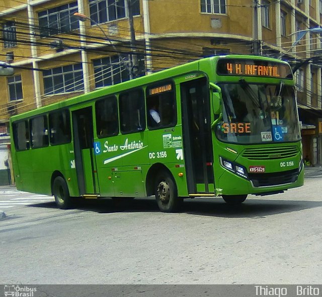 Transportes Santo Antônio DC 3.156 na cidade de Duque de Caxias, Rio de Janeiro, Brasil, por Thiago  Chaves Gomes de Brito. Número da foto: #5422797.