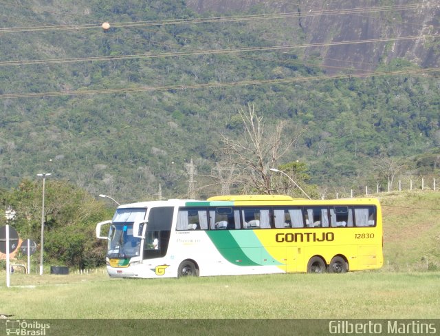Empresa Gontijo de Transportes 12830 na cidade de Guarapari, Espírito Santo, Brasil, por Gilberto Martins. Número da foto: #5424790.