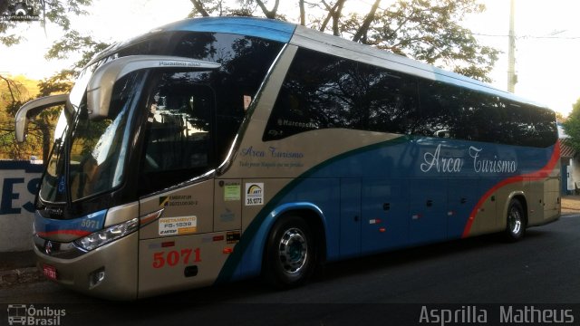 Arca Turismo 5071 na cidade de Monte Sião, Minas Gerais, Brasil, por Asprilla Matheus. Número da foto: #5426444.
