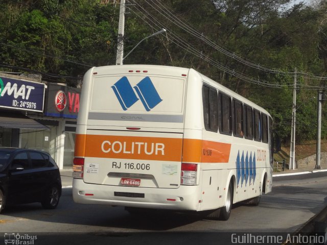 Colitur Transportes Rodoviários RJ 116.006 na cidade de Angra dos Reis, Rio de Janeiro, Brasil, por Guilherme Antonio. Número da foto: #5426269.