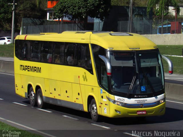 Viação Itapemirim 60625 na cidade de Barra Mansa, Rio de Janeiro, Brasil, por Marcus Nogueira . ID da foto: 5429738.