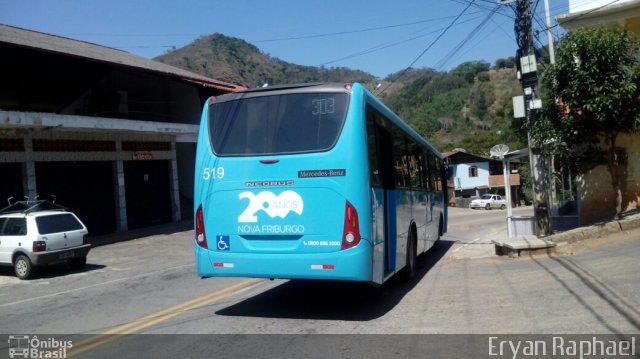 FAOL - Friburgo Auto Ônibus 519 na cidade de Nova Friburgo, Rio de Janeiro, Brasil, por Eryan Raphael. Número da foto: #5427932.