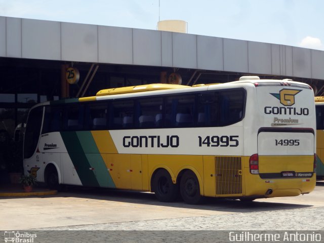 Empresa Gontijo de Transportes 14995 na cidade de Perdões, Minas Gerais, Brasil, por Guilherme Antonio. Número da foto: #5429093.