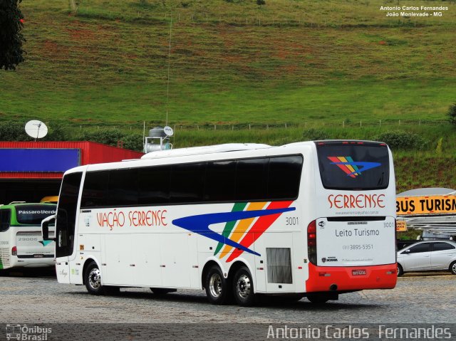 Viação Serrense 3001 na cidade de João Monlevade, Minas Gerais, Brasil, por Antonio Carlos Fernandes. Número da foto: #5430551.