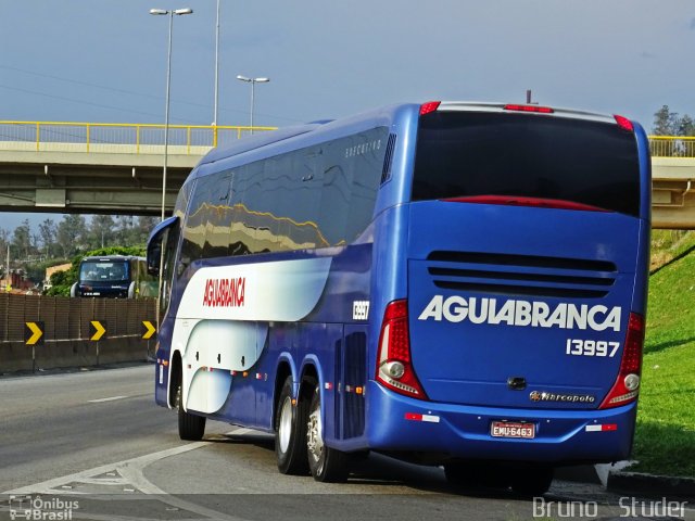 Viação Águia Branca 13997 na cidade de Aparecida, São Paulo, Brasil, por Bruno   Studer. Número da foto: #5431993.