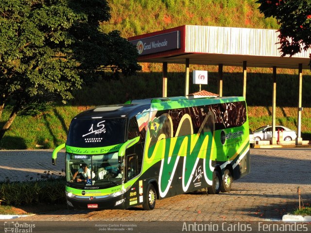 Melhorim Turismo 8010 na cidade de João Monlevade, Minas Gerais, Brasil, por Antonio Carlos Fernandes. Número da foto: #5430557.
