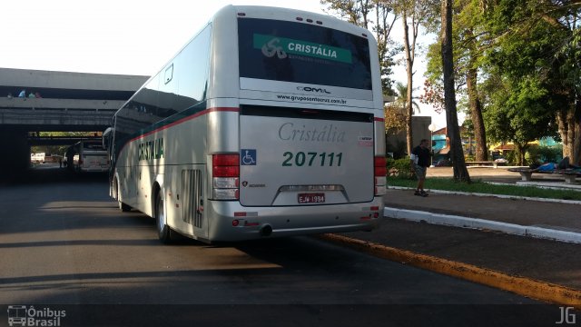 Expresso Cristália 207111 na cidade de Jaú, São Paulo, Brasil, por João Guilherme Lopes. Número da foto: #5431318.