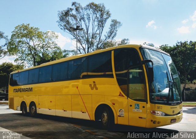 Viação Itapemirim 5813 na cidade de São Paulo, São Paulo, Brasil, por Ademar Alves da Silva. Número da foto: #5390238.