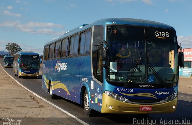 Expresso Angrense RJ 637.006 na cidade de Conselheiro Lafaiete, Minas Gerais, Brasil, por Rodrigo  Aparecido. Número da foto: #5391373.