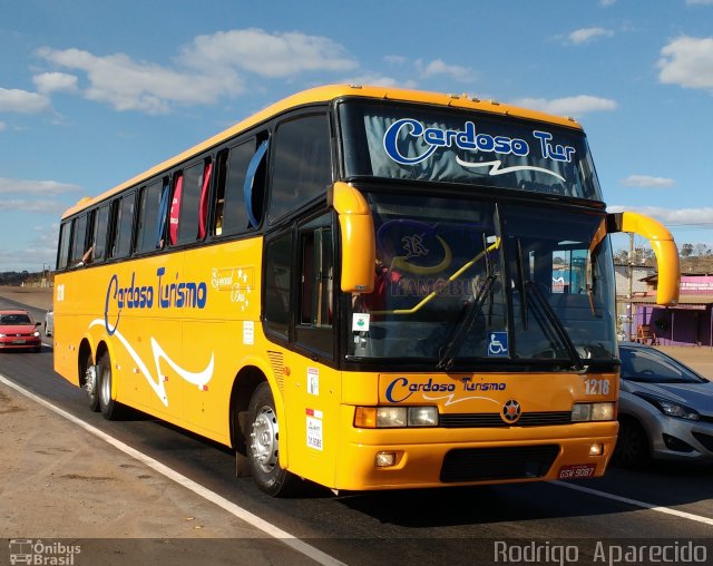 Cardoso Turismo 1218 na cidade de Conselheiro Lafaiete, Minas Gerais, Brasil, por Rodrigo  Aparecido. Número da foto: #5391391.