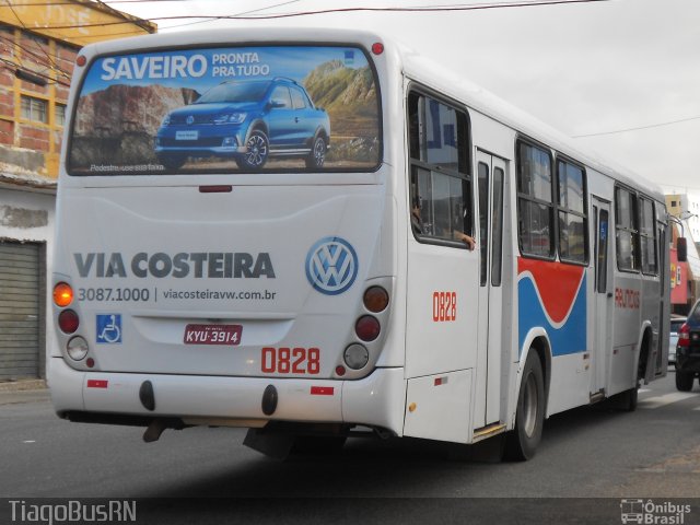 Reunidas Transportes Urbanos 0828 na cidade de Natal, Rio Grande do Norte, Brasil, por Tiago Gomes da Silva. ID da foto: 5434596.