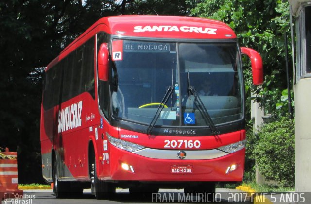 Viação Santa Cruz 207160 na cidade de São Paulo, São Paulo, Brasil, por Francisco Mauricio Freire. Número da foto: #5433248.